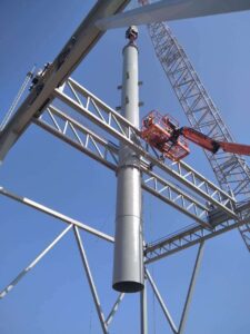 erection of steel structures