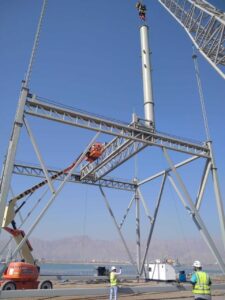 erection of steel structures