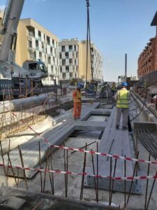 erection of steel structures